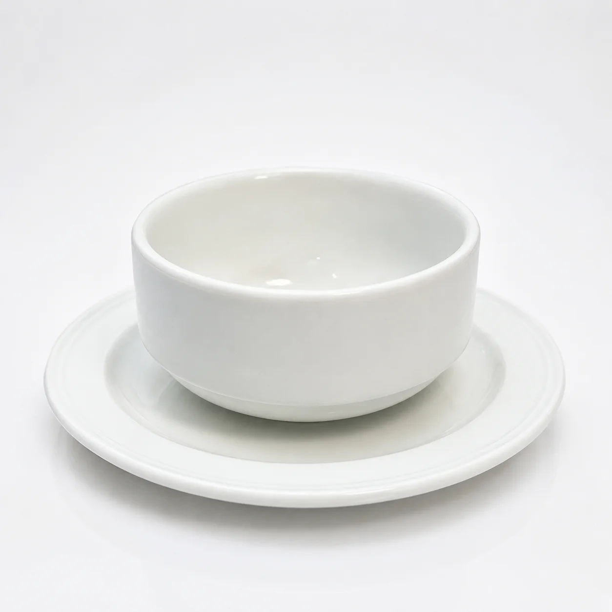 Hotel Soup Cup Saucer White Color Serving 1:1