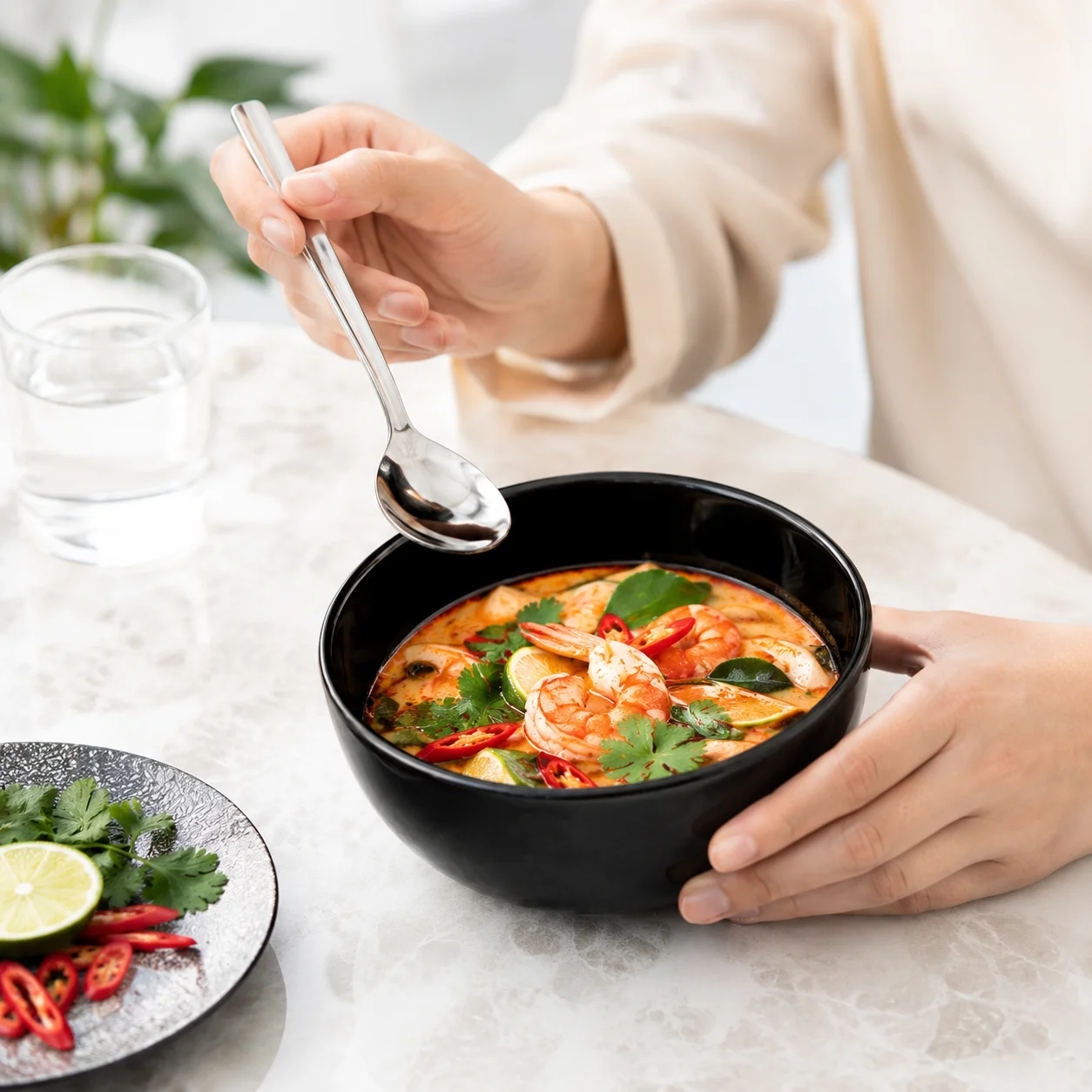 Oven Baked Pasta Bowl, Serving 1:1, Matt Black By Paragon Ceramics Ind Ltd